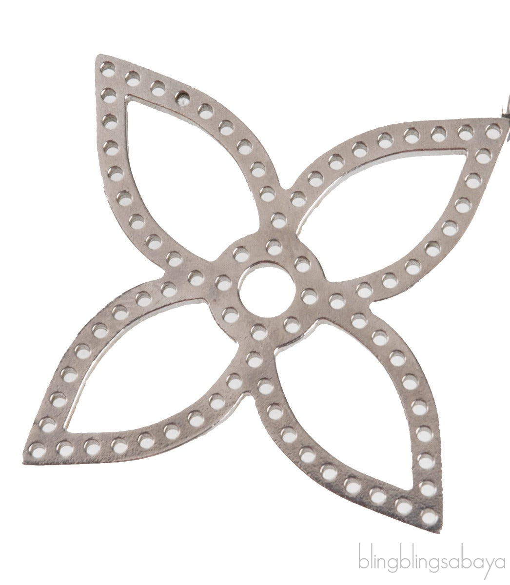 Monogram Bi-color Metal Charm