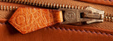 Hermes Vintage Medor Gold Ostrich Clutch