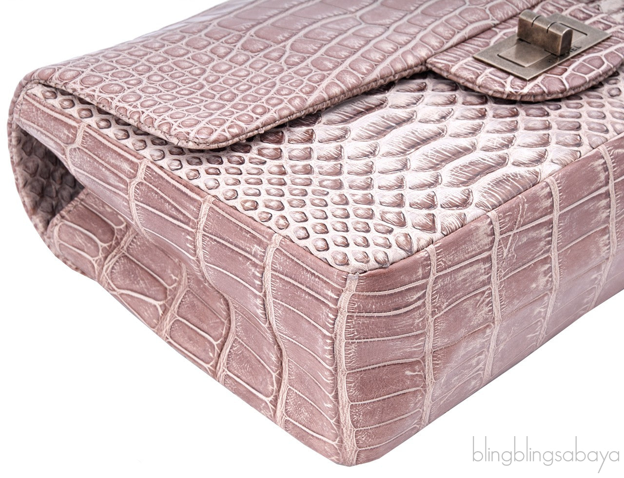 2.55 Reissue Alligator Nude Flap Bag