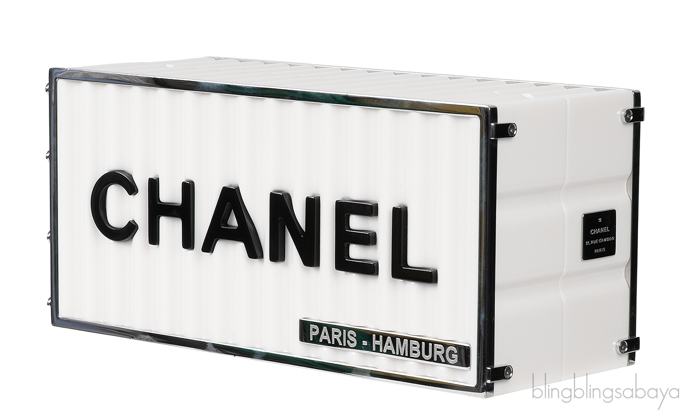 Paris Hamburg White Minaudiere Shoulder Bag