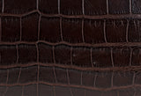 Brown Crocodile Shoulder Bag