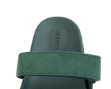 Hermes Chypre Vert Suede Goatskin Sandals 39
