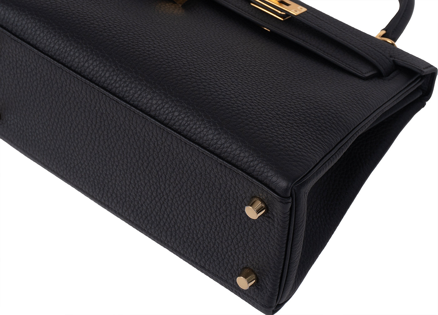 Hermes Kelly 25 Retourne Black GHW