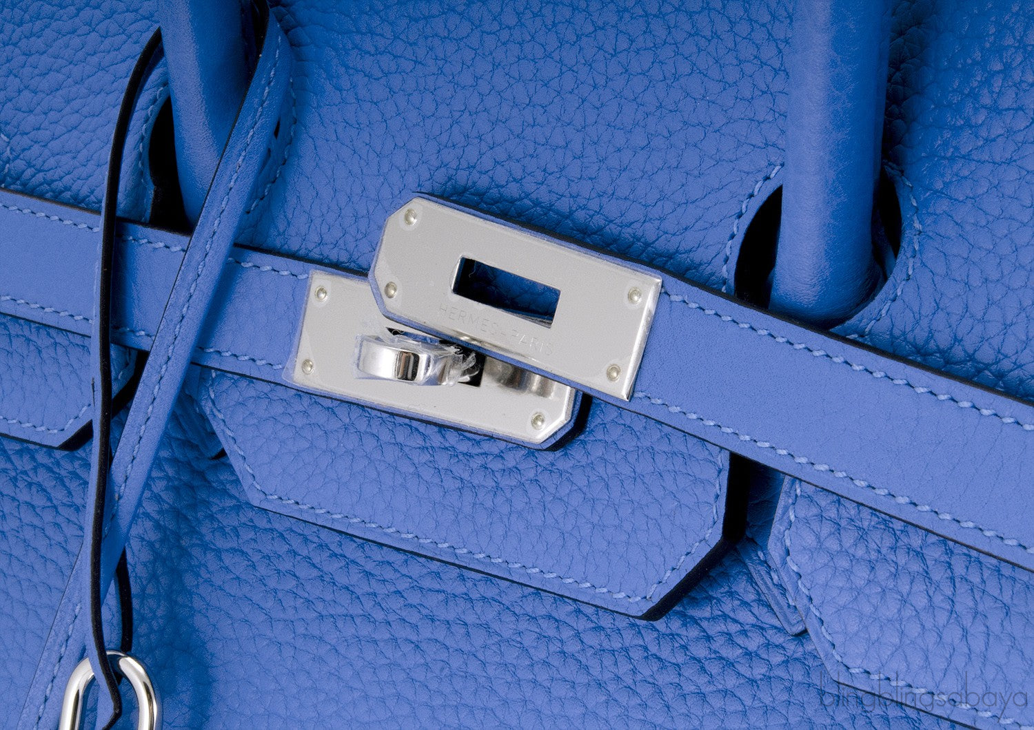 Birkin 35 Blue Paradise Taurillon Clem.