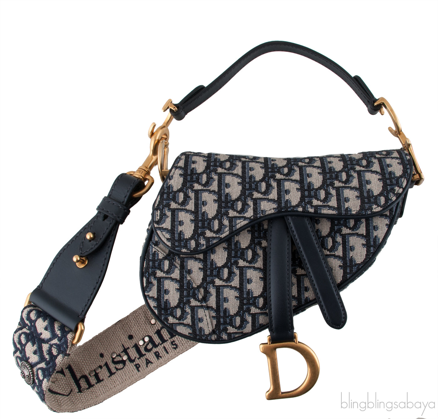 Oblique Saddle Mini Bag & Strap