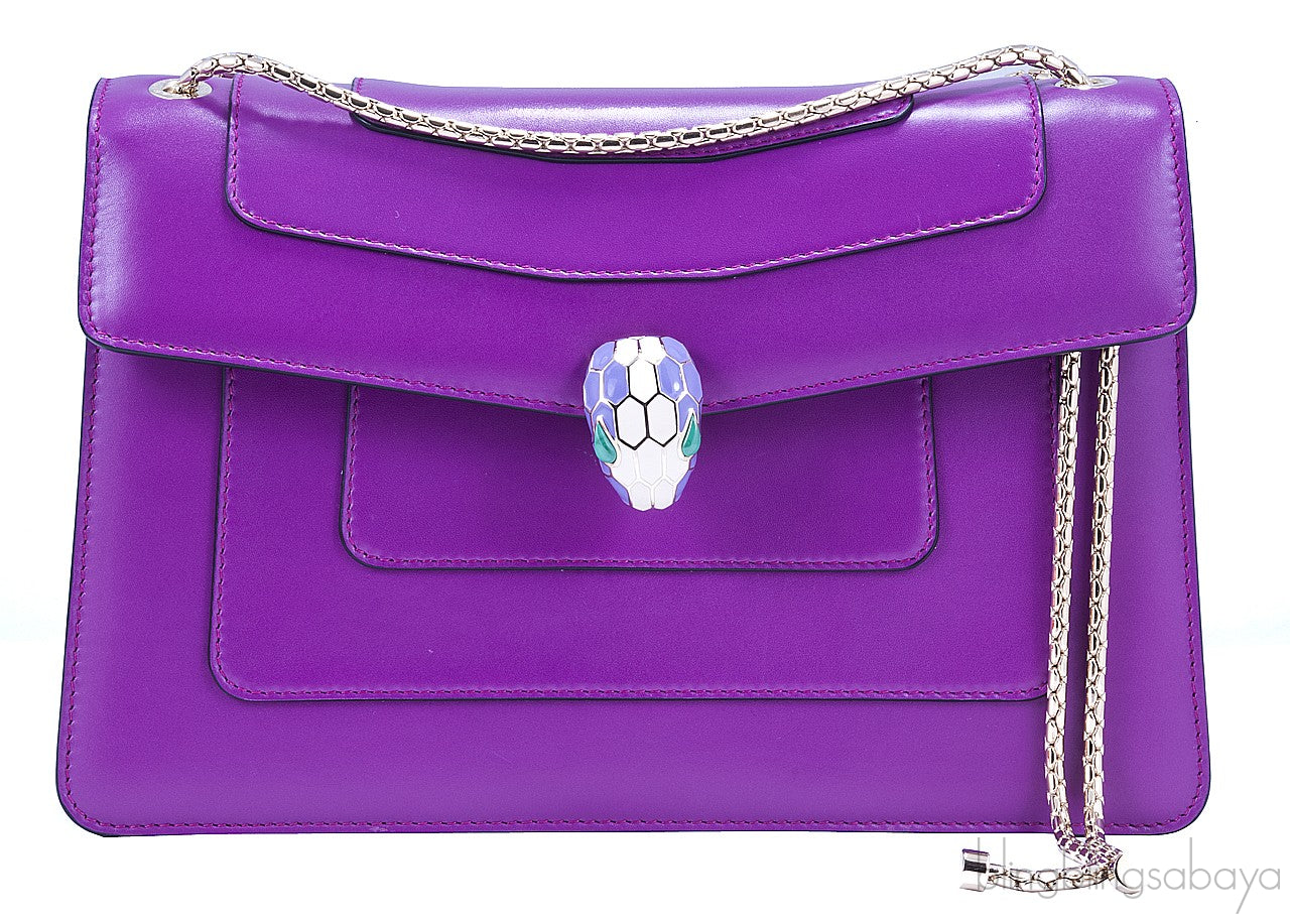 Serpenti Purple Shoulder Bag