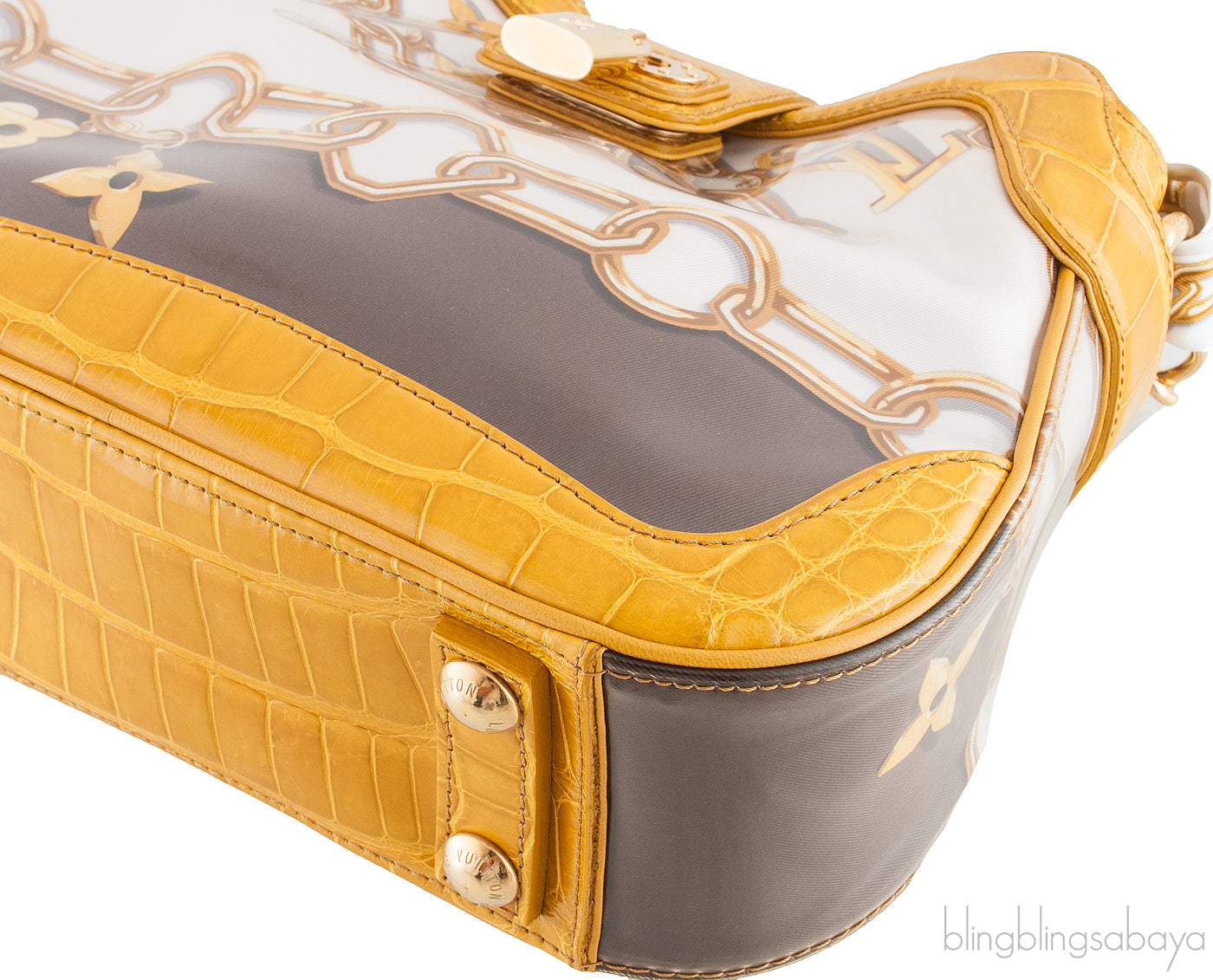Legend Chain Monogram Silk Bag