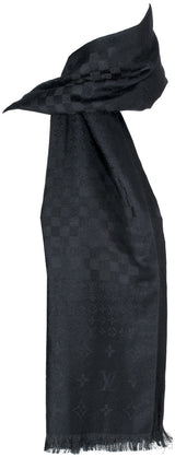 Damier Monogram Black Scarf