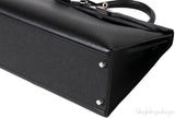 Kelly 32 Black Sellier Epsom PHW