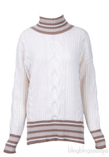 Off-white Cable Knit Sweatshirt