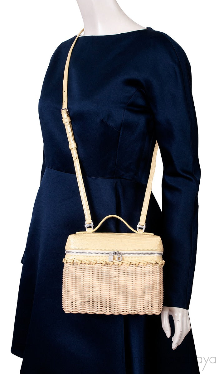 Extra Pocket L19 Wicker Crocodile Bag LTD.