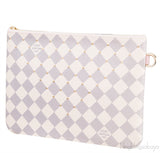 Louis Vuitton City Pouch Damier Azur Studded Clutch