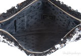 Sequin Black Pochette Rococo