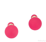 Mise En Dior Pink Tribal Earrings