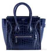 Micro Alligator Luggage Tote