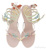 Butterfly Swarovski Twirl Sandals