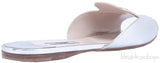 Vernice Saffiano Bicolor Open Toe Slide