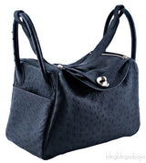 Lindy Black Ostrich
