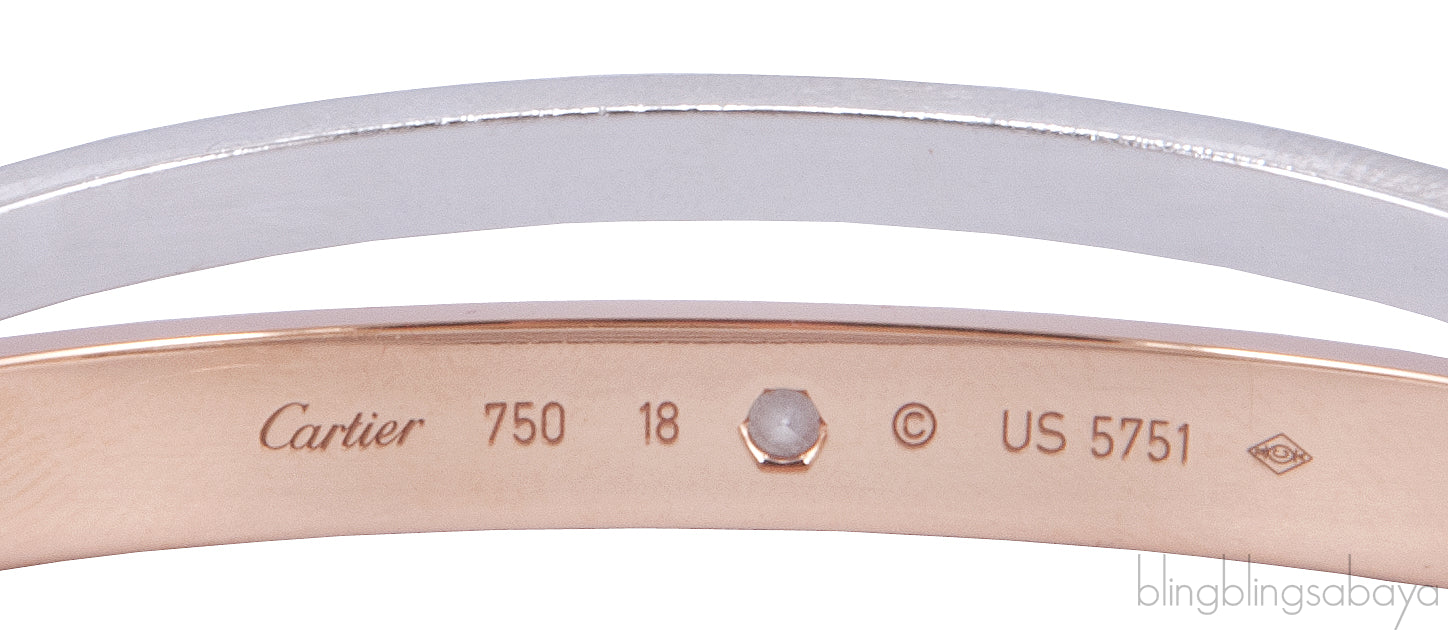 Love Diamond Double Band Bracelet