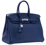 Birkin 35 Blue Abysse Togo