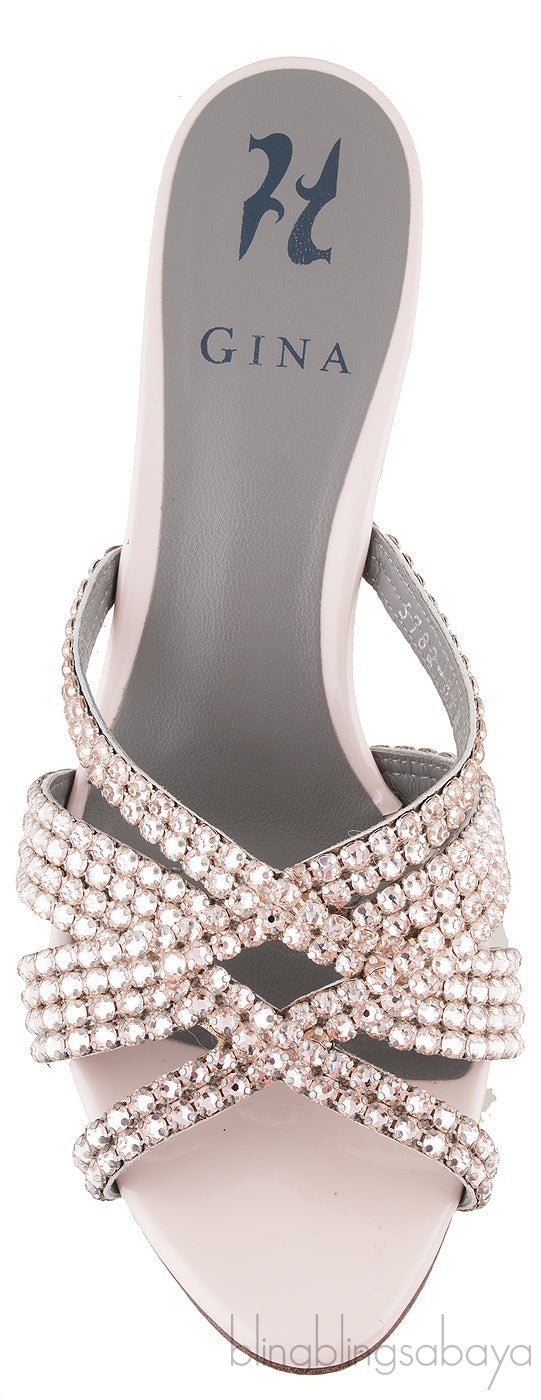 Light Pink Crystal Mule