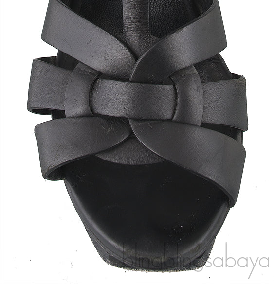 Tribute Black Matte Heels