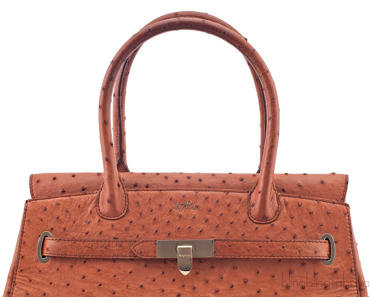 1781 Baby Stretch Cognac Ostrich