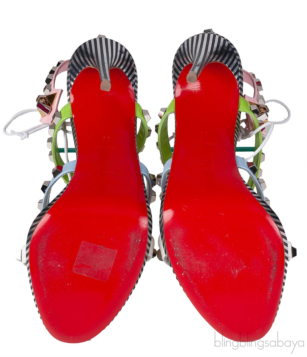Multiplaticool Studded Multicolor Sandals