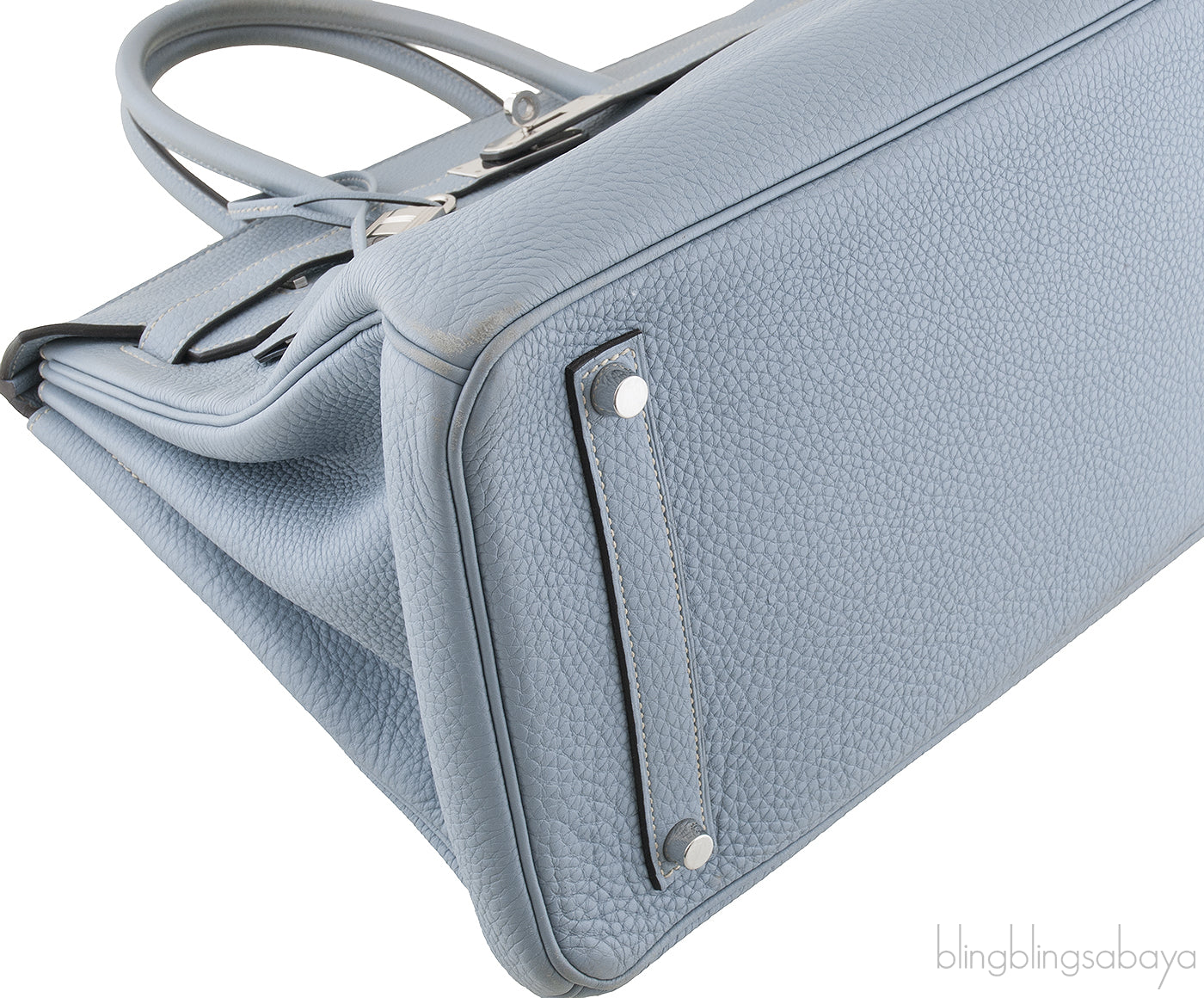 Birkin 35 Blue Lin Togo PHW
