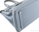 Birkin 35 Blue Lin Togo PHW