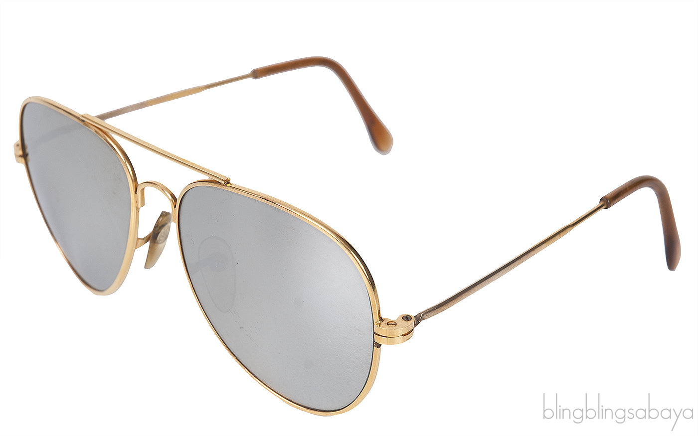 Gold 12/6100 Aviator Sunglasses