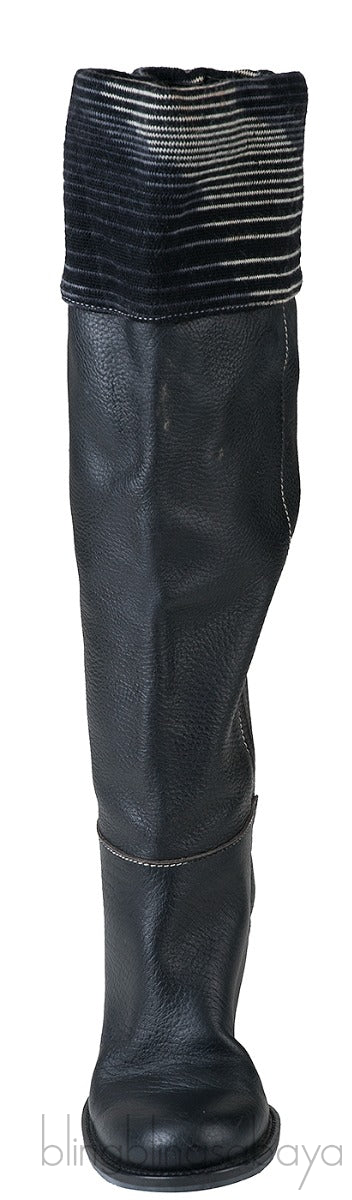 Black Leather Boots