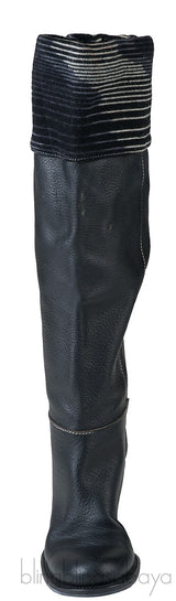 Black Leather Boots