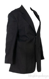 Black La Veste D\'Homme Oversized Blazer