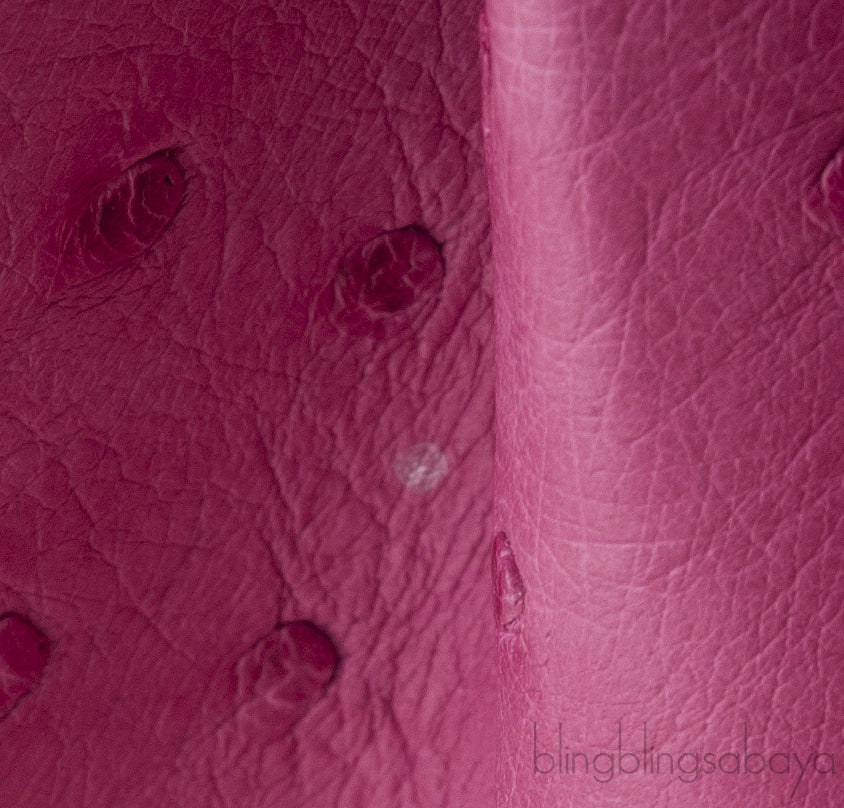 Birkin 30 Fuchsia Pink Ostrich PHW