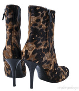 Animal Print Ankle Boots