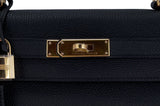 Kelly 28 Black Togo GHW