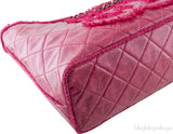 Quilted Pink Tweed PVC Tote