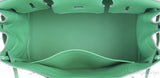 Birkin 30 Toile H Swift Vert Vertigo Ecru Noir PHW