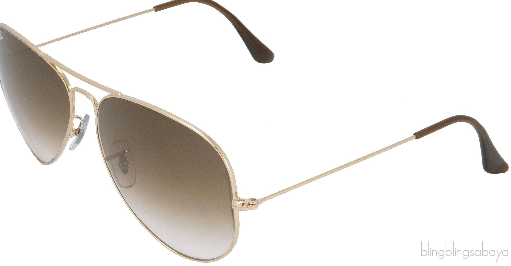 Gold Aviator Sunglasses