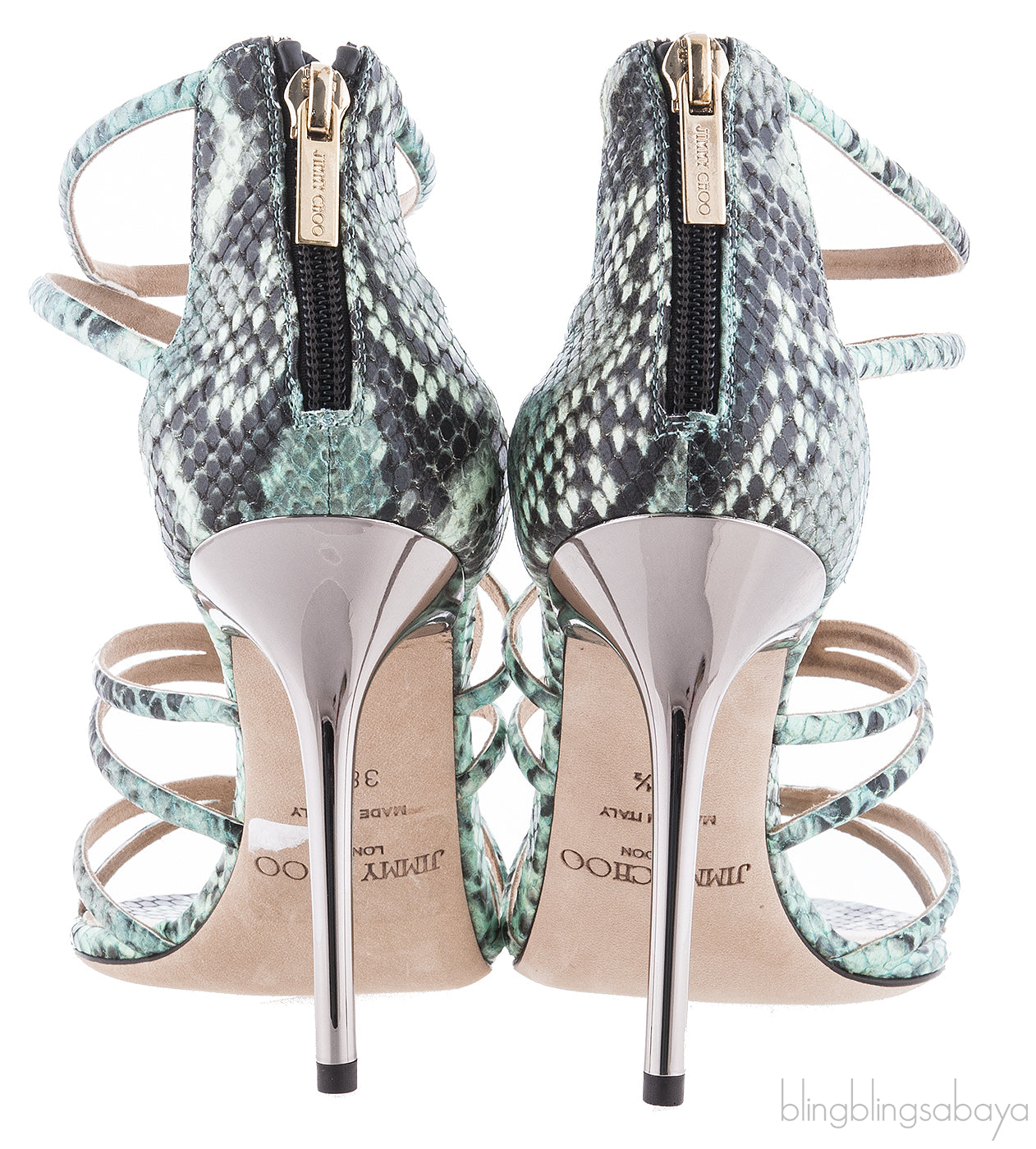 Summit Snake Print Strappy Sandals