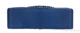 Chanel Classic Blue Python Jumbo Flap Bag