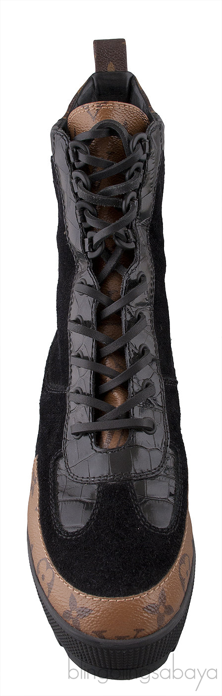 Laureate Monogram Desert Boots