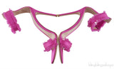 Portifino Fuchsia Fringed Sandals