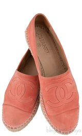 Coral Suede CC Cap Toe Espadrille