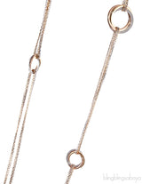 Trinity Tricolor Diamond Necklace