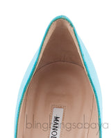 Tiffany Blue Satin Hangisi Pump
