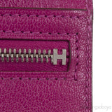 Hermes Bearn Rose Tyrien Crocodile Wallet