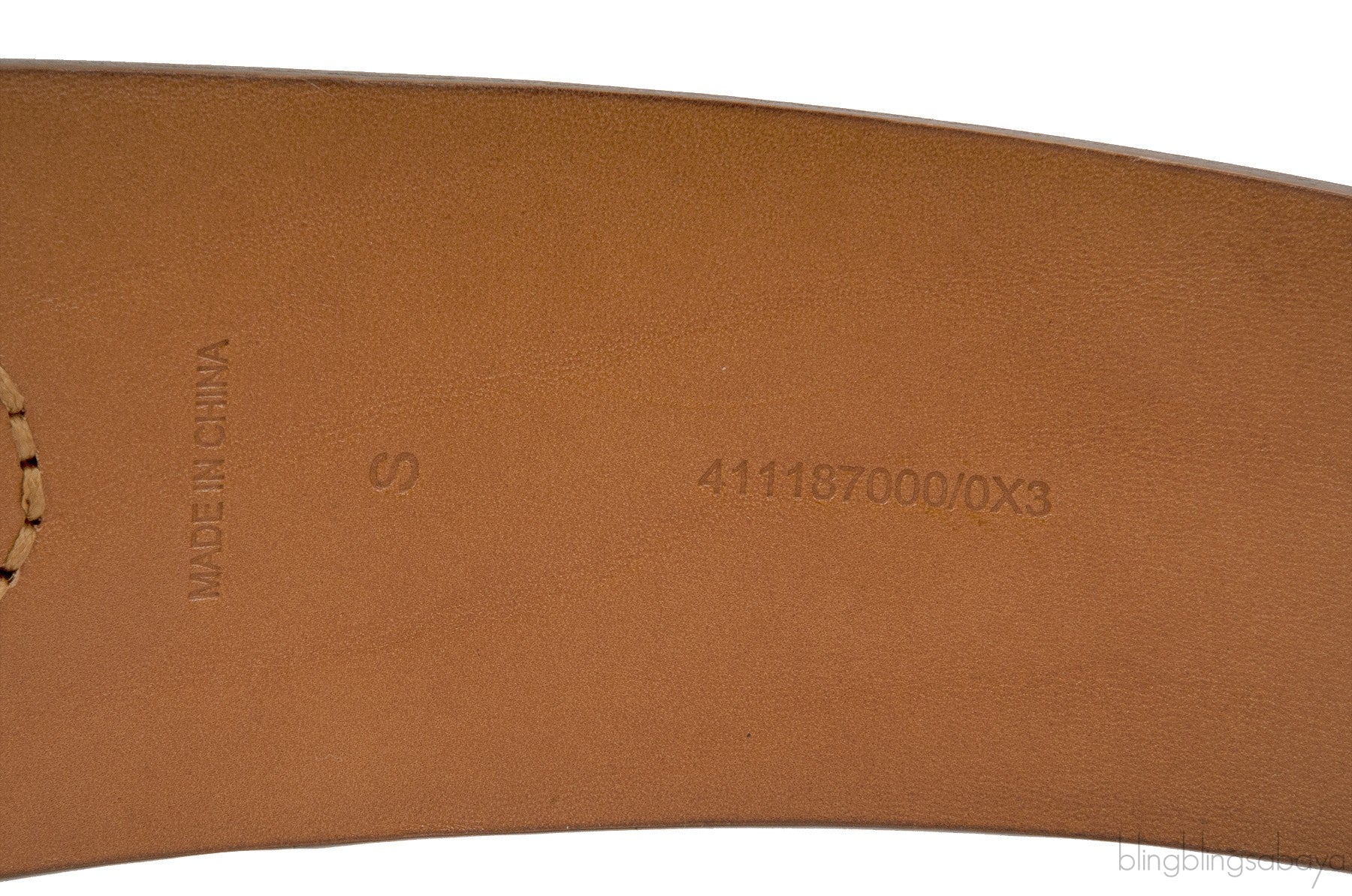Equestrian-Bit Vachetta Belt