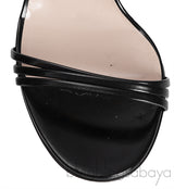 Gucci Black Bee Embellished Crystal Sandals